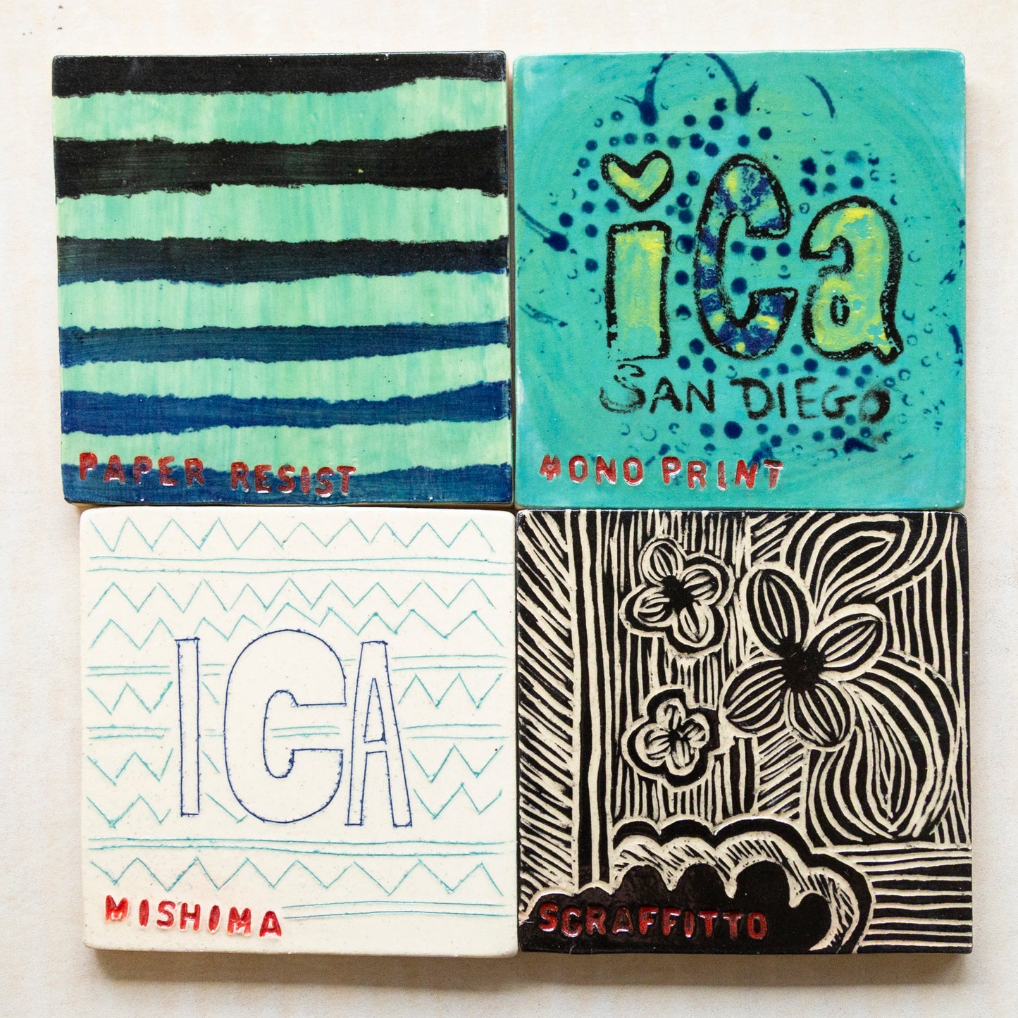 Underglaze Techniques: Mishima, Sgraffito, Paper Resist, Mono Printing | 1-Day Workshop
