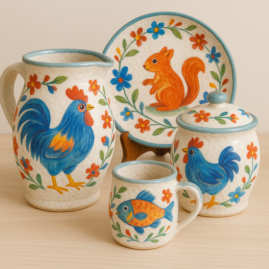 Handbuilding Majolica: Form & Color (Nov 3 - Dec 8) - Fall 2025 Session 2