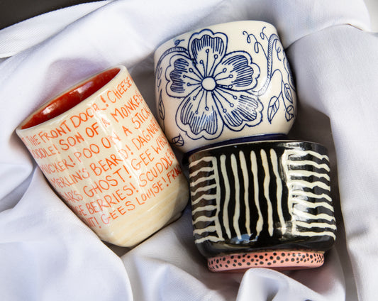 Underglaze Techniques: Mishima, Sgraffito, Paper Resist, Mono Printing | 1-Day Workshop