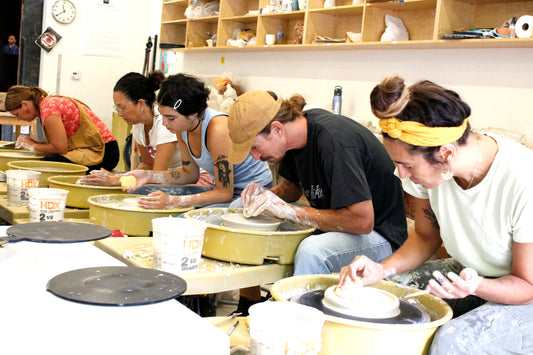 Beginner and Intermediate Wheel Throwing (Wednesdays - Fall #2 - 2026)