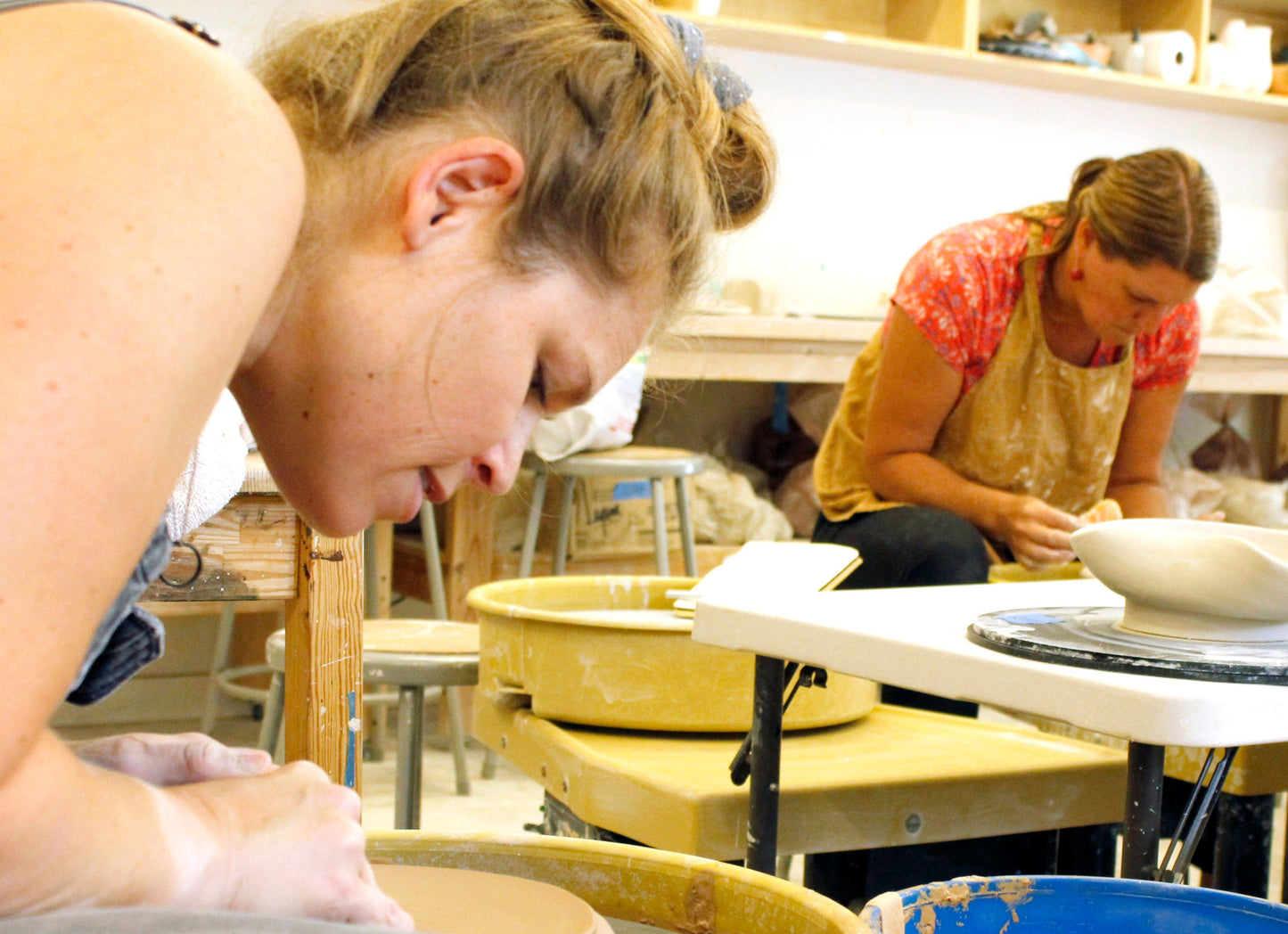 Beginner and Intermediate Wheel Throwing (Jan 22 - Feb 26, 5:30 - 8:30pm)